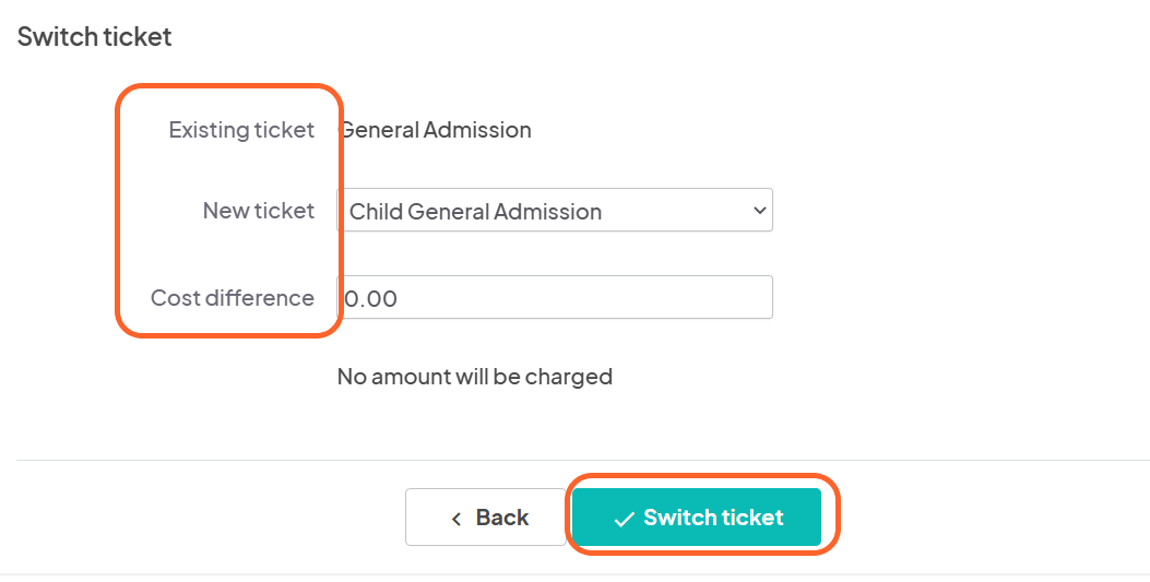 an image showing users the switch ticket option