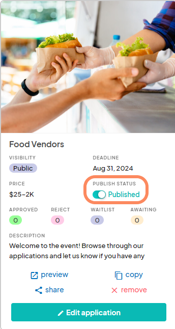 an image showing users that their tickets and sponsors should be toggled to live