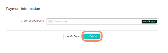 an image showing where to press the button to submit the application.