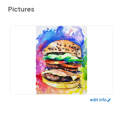 an image showing where to find the 'Pictures