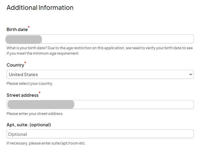Volunteer information form asking for the volunteer's role, email address, and phone number, with input fields labeled and a teal 'Save and Continue' button at the bottom.