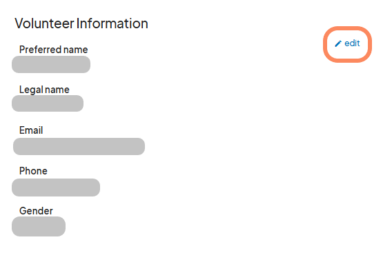 Confirmation page showing that a volunteer application has been submitted for AM Ticketing at the front gate. Recommendations for other volunteer opportunities are displayed below the submission confirmation.