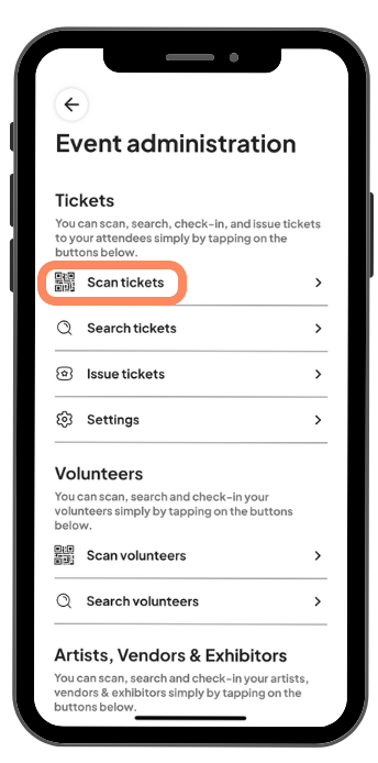 The mobile interface shows the 'Searching for devices' screen with a device listed under 'Serial #'. The 'Connect' button is highlighted with an orange outline, indicating the option to connect to the device.