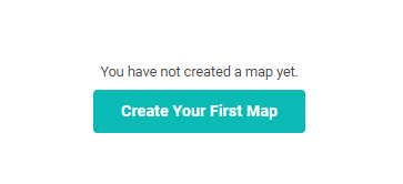  an image showing users where to create a new map with an orange circle around the 'Create Your First Map' button.