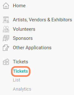 Image showing where to find the tickets on the event page.
